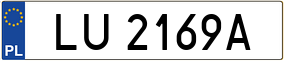 Truck License Plate
